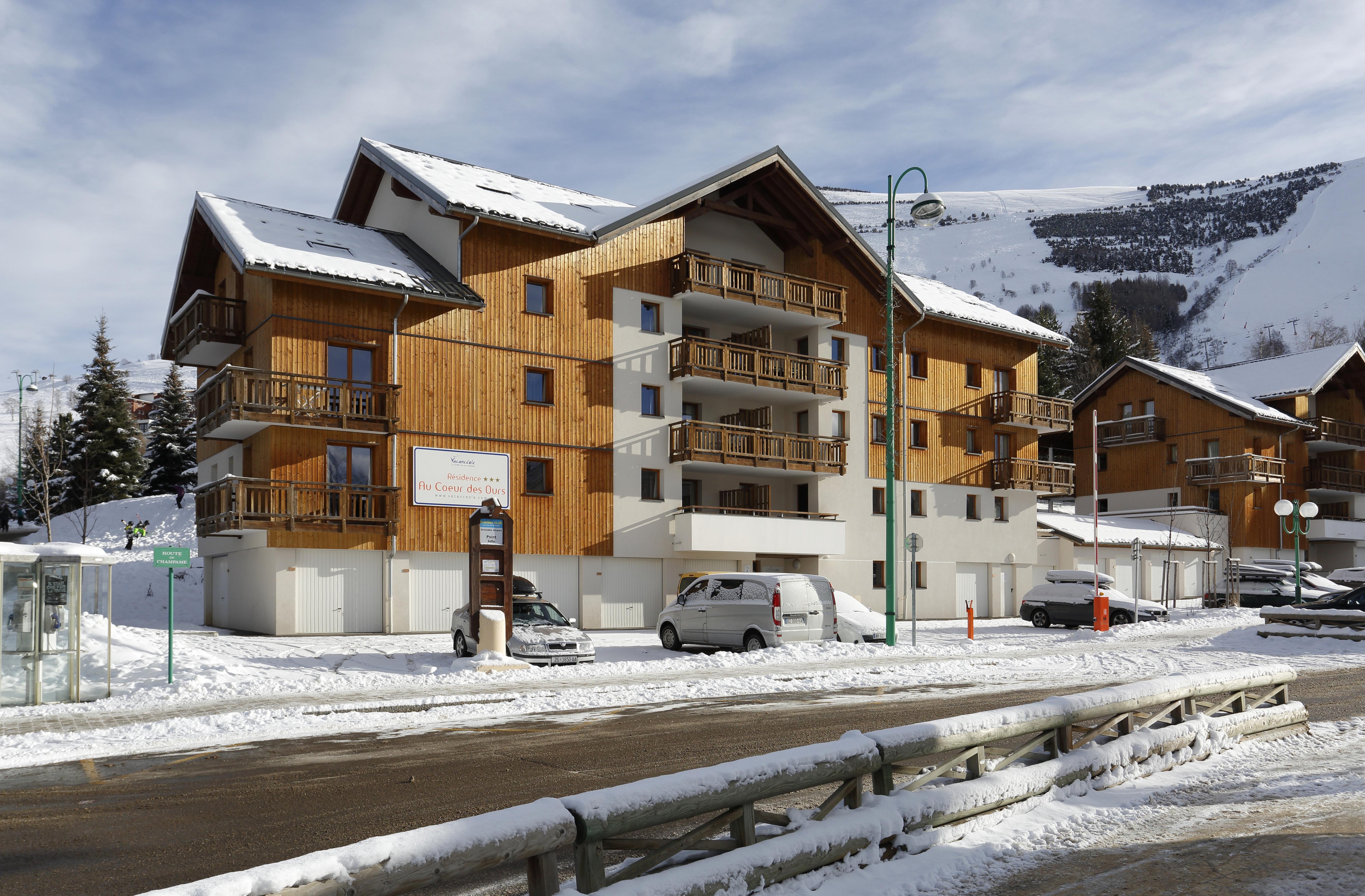 Vacanceole - Au Coeur Des Ours Aparthotel Les Deux Alpes Exterior foto